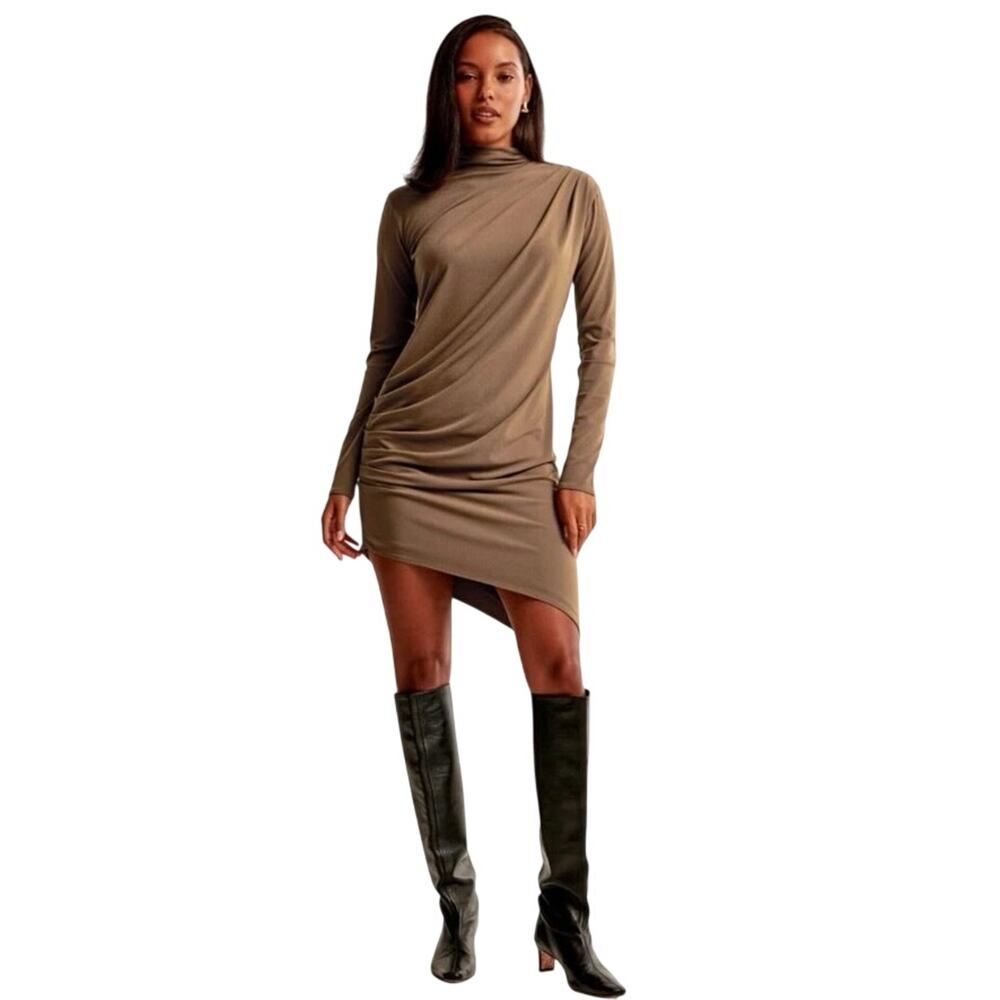 Abercrombie & Fitch Ruched Dress Mini - Picture 9 of 9